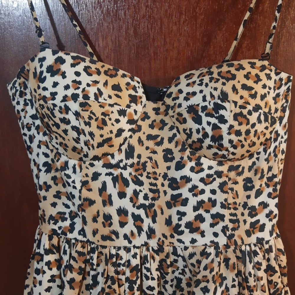 Seductions Cheetah Print Dress